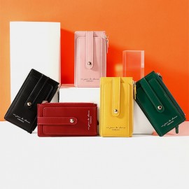 Women RFID Anti Theft 7 Card Slots Wallet Purse