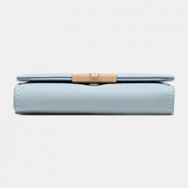 Women Trifold Short Wallet Leaf Line Design Simple Folding Money Clip Multi-card Slot Card Holder Women Trifold Short Wallet Leaf Line Design Simple Folding Money Clip Multi-card Slot Card Holder