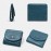Women Genuine Leather Coin 8 Card Slots Bifold Wallet Purse