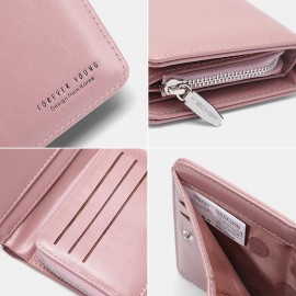 Women Trifold Short Multifunction Wallets PU Leather 13 Card Slot Card Holder Coin Purse Money Clip Women Trifold Short Multifunction Wallets PU Leather 13 Card Slot Card Holder Coin Purse Money Clip