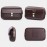 Men Retro Horizontal Soft Leather Multifunction Large Capacity 6/6.5 Inch Phone Bag Belt Bag Waist Bag