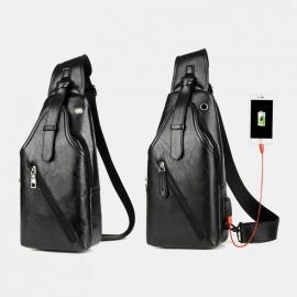 3PCS Men Chest Bag Wallet Belt Set Casual Multifunction Wear- Resistant Chest Bag Crossbody Shoulder Bag Gift Set