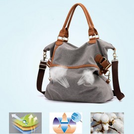Men Large Capacity Canvas Handbag Shoulder Bag Men Large Capacity Canvas Handbag Shoulder Bag
