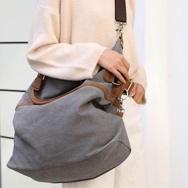 Men Large Capacity Canvas Handbag Shoulder Bag Men Large Capacity Canvas Handbag Shoulder Bag