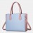 Women PU Leather Patchwork Multifunction Multi-pocket 13.3 Inch Laptop Key Handbag Shoulder Bag