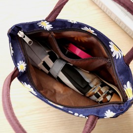 Women Flower Large Capacity Handbag Shoulder Bag