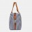 Men Canvas Stripe Pattern Large Capacity Handbag Crossbody Shoulder Bag Travel Bag